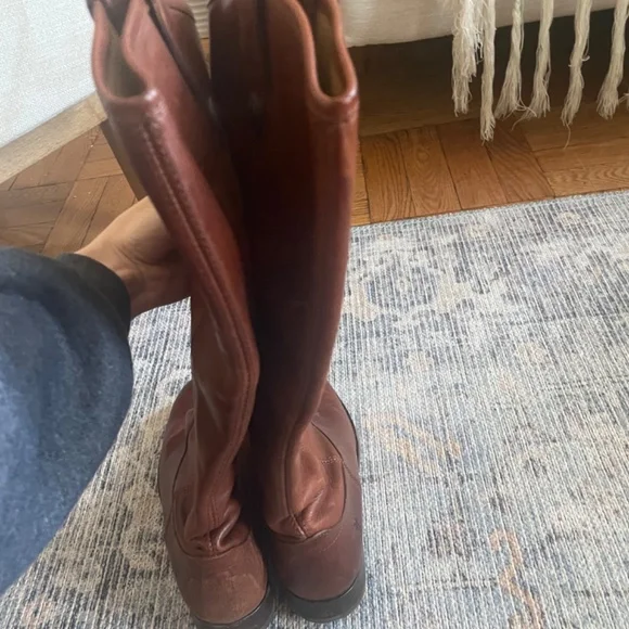Frye Melissa Button Leather Riding Boots - 7.5 - Picture 4 of 4